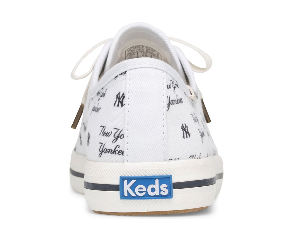 Tenis Keds Mujer Blancos - Kickstart Mlb® - 1367-KQODY